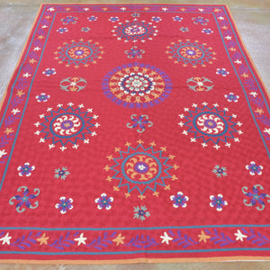 Chain-Stitched Fine India Handmade Wool Rug (Size 4.11 X 7.1) Brrsf-6078