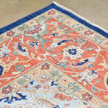 Load image into Gallery viewer, Hand-Knotted Geometric Oriental Design Wool Rug (Size 10.3 X 14.0) Brrsf-6123