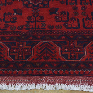Hand-Knotted Khal Mohammadi Turkoman Wool Rug (Size 6.9 X 10.4) Brrsf-6108