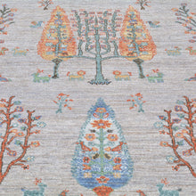 Load image into Gallery viewer, Hand-Knotted Tree Willow Design Modern Handmade Wool Rug (Size 5.1 X 7.0) Brrsf-6138