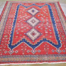 Load image into Gallery viewer, Hand-Knotted Vintage Persian Handmade Wool Rug (Size 4.10 X 6.5) Brrsf-6141