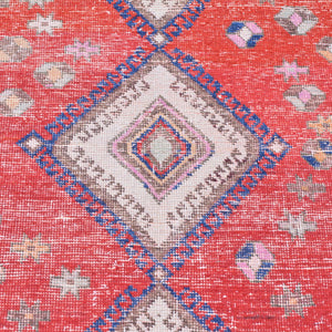 Hand-Knotted Vintage Persian Handmade Wool Rug (Size 4.10 X 6.5) Brrsf-6141