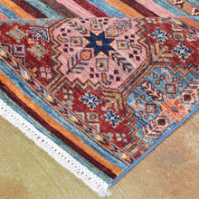 Load image into Gallery viewer, Hand-Knotted Fine Khorjin Design Wool Handmade Rug (Size 5.2 X 6.4) Brrsf-6147