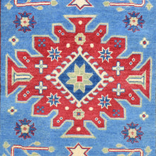 Load image into Gallery viewer, Hand-Knotted Tribal Kazak Caucasian Design Handmade Rug (Size 4.0 X 6.0) Brrsf-678
