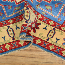 Load image into Gallery viewer, Hand-Knotted Tribal Kazak Caucasian Design Handmade Rug (Size 4.0 X 6.0) Brrsf-678