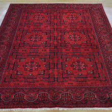 Load image into Gallery viewer, Hand-Knotted Tribal Turkoman Khal Mohammadi Design Wool Rug (Size 4.10 X 6.5) Brrsf-759