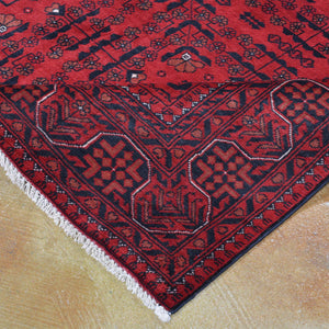 Hand-Knotted Tribal Turkoman Khal Mohammadi Design Wool Rug (Size 4.10 X 6.5) Brrsf-759