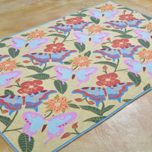 Load image into Gallery viewer, Chain-Stitched Kashmir Butterfly Handmade Wool Rug (Size 4.0 X 6.0) Brrsf-921
