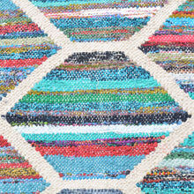 Load image into Gallery viewer, Hand-Woven Flatweave Multicolored Rug Handmade Rug (Size 2.6 X 6.1) Brrsf-1437