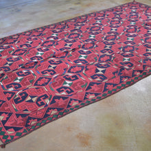 Load image into Gallery viewer, Hand-Woven Afghan Tent Band Suzani  Handmade Textile/Rug (Size 5.6 X 9.3) Brrsf-1500