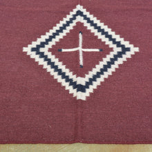 Load image into Gallery viewer, Hand-Woven Southwestern Design Reversible Handmade Wool Rug (Size 6.0 X 9.0) Brrsf-1524
