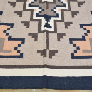 Hand-Woven Southwestern Design Wool Handmade Kilim Rug (Size 6.0 X 9.0) Cwral-1539