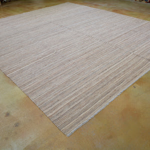 Hand-Woven Modern Reversible Kilim Contemporary Design Wool Rug (Size 8.2 X 9.11) Cwrsf-1650