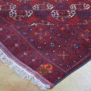 Hand-Knotted Turkmen Handmade Tribal Traditional Afghan Rug (Size 6.6 X 9.8) Brrsf-2151