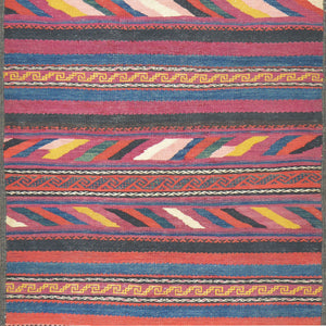 Hand-Woven Fine Afghan Tribal Kilim 100% Wool Rug (Size 3.1 X 10.6) Brral-3273