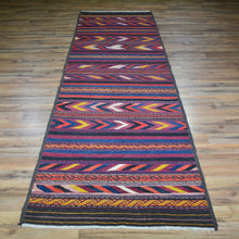 Load image into Gallery viewer, Hand-Woven Fine Afghan Tribal Kilim 100% Wool Rug (Size 3.1 X 10.6) Brral-3273