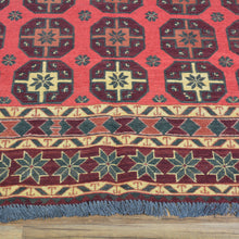 Load image into Gallery viewer, Hand-Woven Soumak Wool Tribal Caucasian Design Rug (Size 7.0 X 10.3) Brral-3303