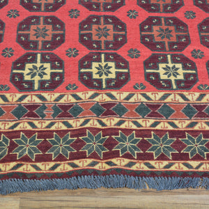 Hand-Woven Soumak Wool Tribal Caucasian Design Rug (Size 7.0 X 10.3) Brral-3303