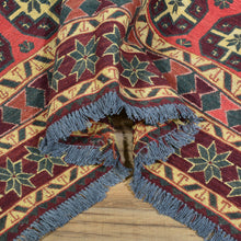 Load image into Gallery viewer, Hand-Woven Soumak Wool Tribal Caucasian Design Rug (Size 7.0 X 10.3) Brral-3303