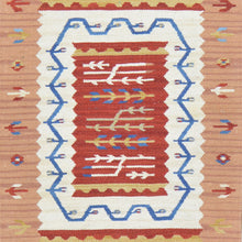 Load image into Gallery viewer, Hand-Woven Flatweave Kilim Handmade Southwestern Design Wool Rug (Size 2.1 X 3.1) Cwral-3339
