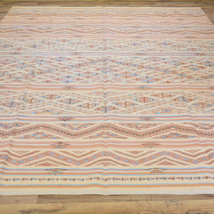 Hand-Woven Flatweave Tribal Handmade Wool Rug (Size 8.0 X 10.0) Cwral-3441