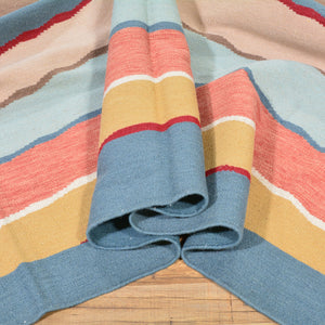 Hand-Woven Reversible Flatweave Handmade Wool Rug (Size 9.0 X 12.0) Brral-3471