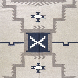 Hand-Woven Navajo Design Southwestern Style Rug (Size 10.1 X 13.10) Cwral-3477