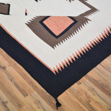 Load image into Gallery viewer, Hand-Woven Four Corner Storm Southwestern Navajo Design Rug (Size 10.2 X 14.0) Cwral-3480