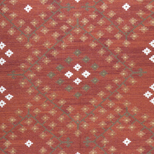 Hand-Woven Reversible Flatweave Kilim Wool Rug (Size 9.1 X 11.9) Brral-3489