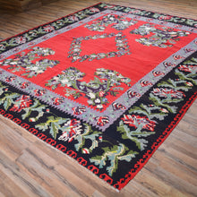 Load image into Gallery viewer, Hand-Woven Turkish Bessarabian Kilim Wool Rug (Size 9.0 X 10.0) Cwral-3498