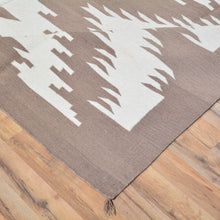 Load image into Gallery viewer, Hand-Woven Reversible Dhurrie Southwestern Design Wool Rug (Size 8.11 X 11.10) Brral-3501
