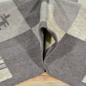 Hand-Woven Handmade Modern Reversible Wool Rug (Size 5.0 X 7.0) Cwral-3768