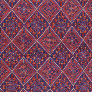 Hand-Knotted Afghan Tribal Mashwani Wool Rug (Size 4.6 X 6.2) Brral-3774