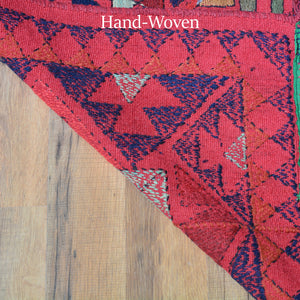 Hand-Woven Handmade Afghan Tribal Suzani Wool Rug (Size 5.9 X 8.2) Brral-3786