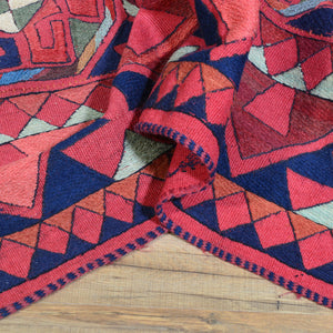 Hand-Woven Handmade Afghan Tribal Suzani Wool Rug (Size 5.9 X 8.2) Brral-3786