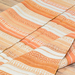 Hand-Woven Handmade Striped Kilim Flatweave Wool Rug (Size 5.1 X 8.1) Brral-3810