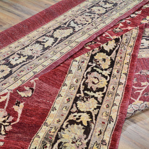 Hand-Knotted Peshawar Chobi Traditional Oushak Wool Rug (Size 8.10 X 11.6) Brral-3915