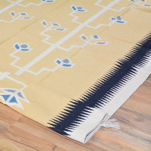 Hand-Woven Southwestern Design Kilim Wool Reversible Rug (Size 6.0 X 8.11) Brral-4077