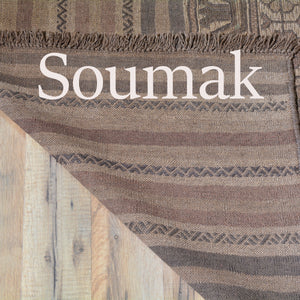 Hand-Woven Soumak Afghan Tribal Wool Handmade Rug (Size 5.11 X 9.7) Brral-4107