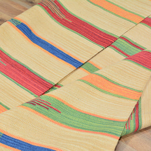 Hand-Woven Flatweave Cotton Kilim Southwestern Design Rug (Size 6.0 X 9.0) Cwral-4119