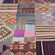 Load image into Gallery viewer, Hand-Woven Kilims Patchwork Handmade Unique Wool Rug (Size 6.8 X 8.0) Brral-4122