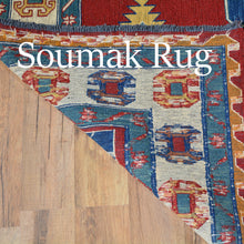 Load image into Gallery viewer, Hand-Woven Soumak Afghan Tribal Wool Handmade Rug (Size 5.8 X 8.9) Cwral-4131