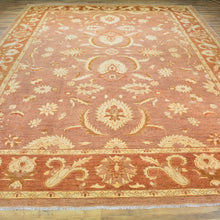 Load image into Gallery viewer, Hand-Knotted Peshawar Oushak Design Wool Rug (Size 10.2 X 13.8) Brral-4230