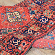 Load image into Gallery viewer, Hand-Knotted Afghan Ersari Design 100% Wool Handmade Rug (Size 3.4 X 13.0) Brrsf-435