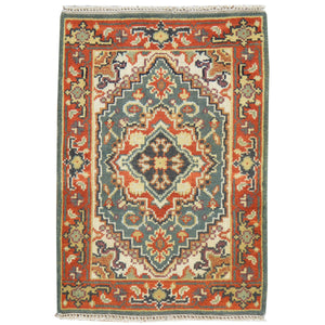 Hand-Knotted Oriental Tribal Design Wool Rug (Size 2.1 X 3.0) Brral-4371