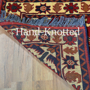 Hand-Knotted Tribal Afghan Karaghai 100% Wool Long Runner Rug (Size 2.3 X 19.4) Brral-4449