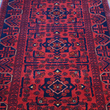 Load image into Gallery viewer, Hand-Knotted Afghan Khal Mohamdi Handmade 100% Wool Rug (Size 2.8 X 31.2) Brral-4455