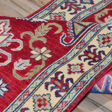 Load image into Gallery viewer, Hand-Knotted Oriental Kazak Tribal Design Handmade 100% Wool Rug (Size 2.7 X 14.2) Brral-4482