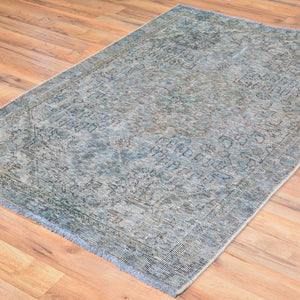Hand-Knotted Oriental Overdyed Handmade Wool Rug (Size 3.3 X 4.10) Cwral-450