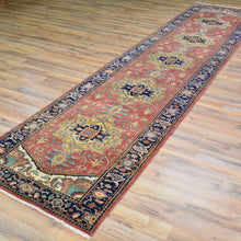 Load image into Gallery viewer, Hand-Knotted Fine Indo Serapi Design Handmade 100% Wool Rug (Size 2.8 X 11.10) Brral-4542
